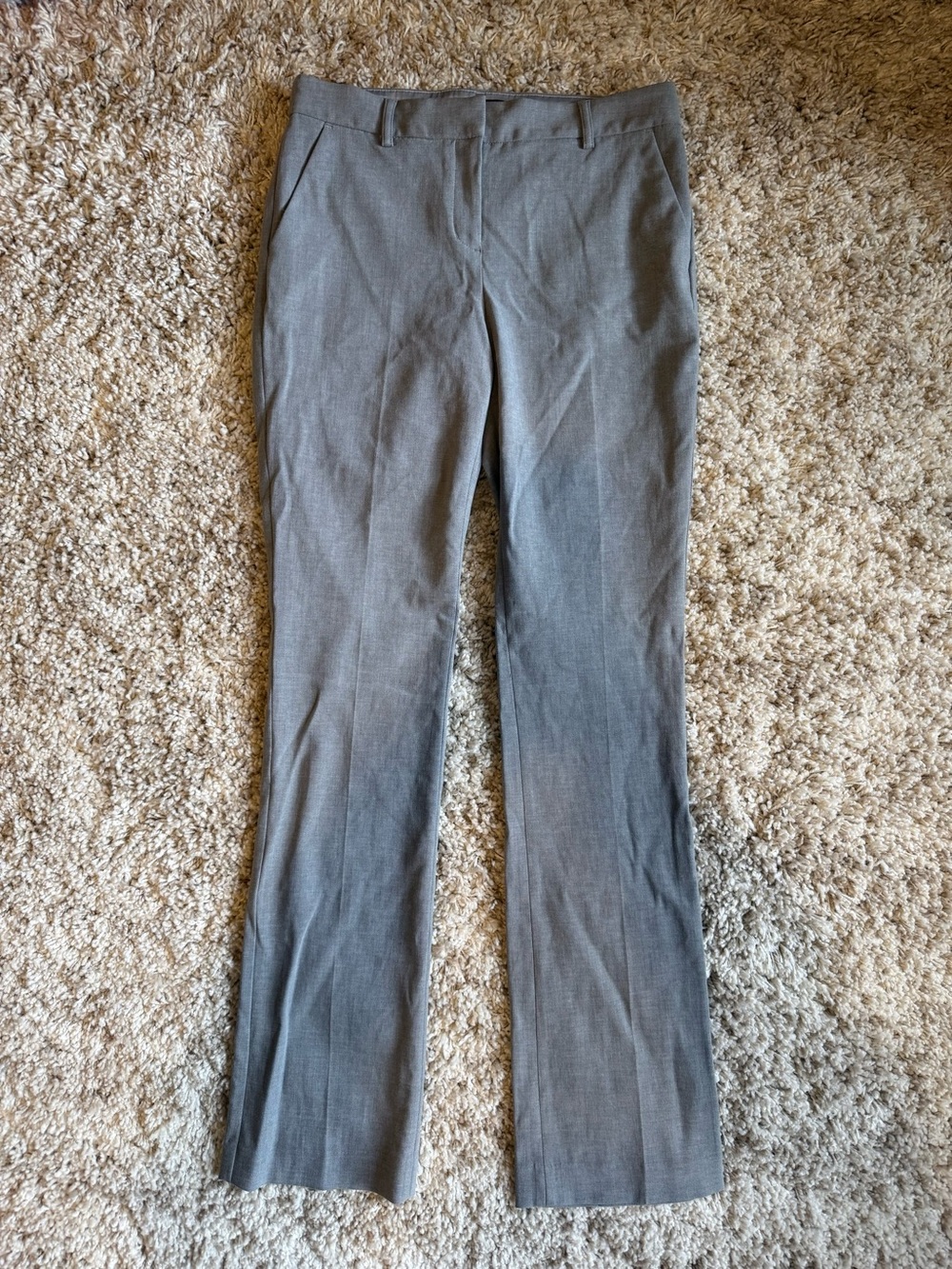 Express Columnist Barely Boot Mid Rise Dress Pants